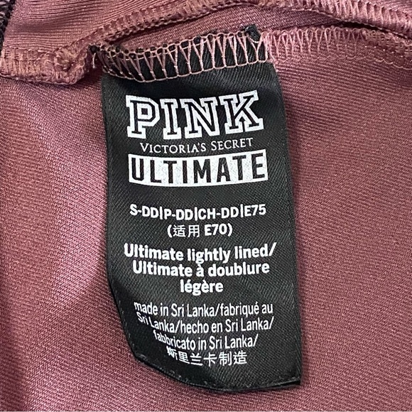 VICTORIA SECRETS PINK / Ultimate Lightly Lined Sports Bra Size S - Picture 4 of 12